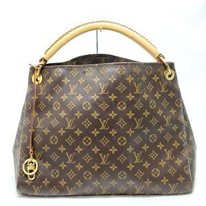 Authentic Louis Vuitton Artsy MM Brown Monogram Hand Bag mn746-010226